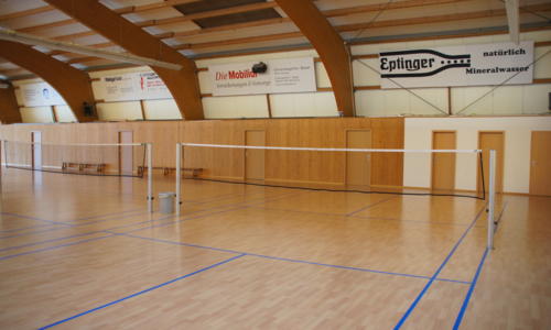 Badminton im VAN DER MERWE CENTER AG, Allschwil